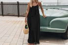 Maxi dress nero donna Noiré MyLumerya – scollatura sulla schiena design minimal sensuale
