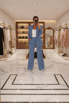 Completo blazer donna Clairé MyLumerya – giacca e pantalone avorio sartoriale
