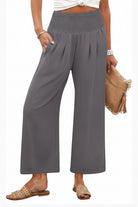 Completo donna Sage MyLumerya – top e pantalone a gamba ampia elegante
