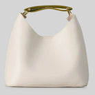 Borsa donna Nerina MyLumerya – design minimal nero con dettagli dorati
