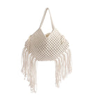 Borsa donna Calypso MyLumerya – intrecciata a mano con frange bohémien
