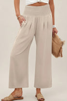 Completo donna Sage MyLumerya – top e pantalone a gamba ampia elegante
