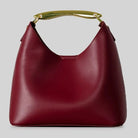 Borsa donna Nerina MyLumerya – design minimal nero con dettagli dorati
